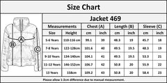 Girls Jacket Kids Wetlook Cropped Padded Quilted Puffer Bubble Jackets Coat 5-13