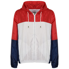 Kids Girls Boys Windbreaker Zipped Jackets Hooded Raincoats Age 5-13 Years