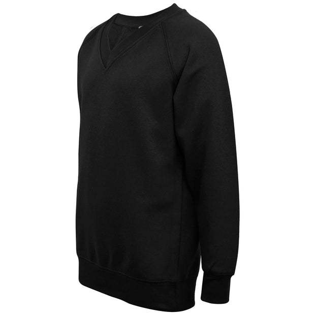 A2Z Men Women Plain V Neck Jumper Long Sleeves Pullover Comfortable Sportswear Regular Fit Cardi Sweatshirt For Adults XS-XL - A2Z 4 Kids