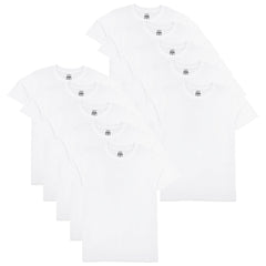Girls Boys Pack of 10 Plain PE School T Shirts Lightweight Summer Soft Feel Top