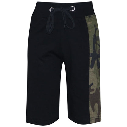Kids Boys T Shirt Shorts 100% Cotton Contrast Panel Top Summer Short Set 5-13 Yr