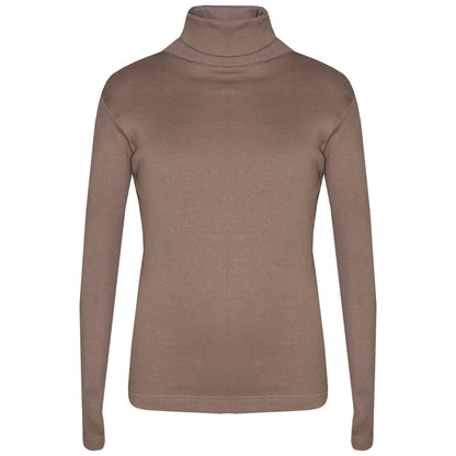 Kids Girls Polo Neck T Shirt Thick Cotton Turtleneck Jumper Long Sleeve Top 2-13