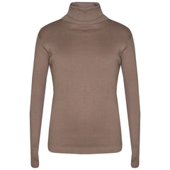 Kids Girls Polo Neck T Shirt Thick Cotton Turtleneck Jumper Long Sleeve Top 2-13
