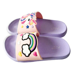 A2Z 4 Kids Boys Girls Sliders Sandals Cute Dinosaur Unicorn Summer Beach Shoes