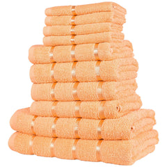A2Z Luxurious 10 Piece Towel Bath Towel Soft and Absorbent Hand Towel Face Towel