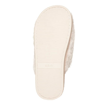 A2Z Ladies 3D Heart Mule Slippers Soft Plush Faux Fur Indoor Slip On House Shoes