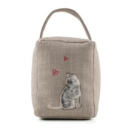 A2Z Cat Applique Square Doorstop 1kg Weight Fabric Home Decorative Ornament