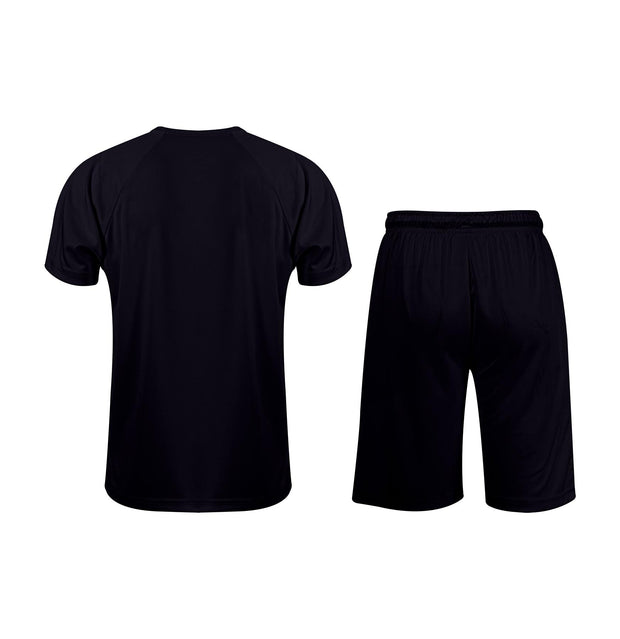 Kids Girls Boys Football Kit T Shirt Shorts PE Athletic Sportswear Outfit Set