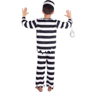 A2Z 4 Kids Boys Zombie Prisoner Halloween Set Bloody Prisoner Attire Eerie Undead Convict Halloween Outfit Set for Boys Age 3-14 Years - A2Z 4 Kids