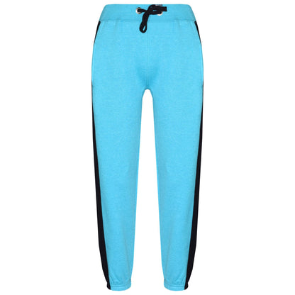Kids Boys Girls Joggers Contrast Panel Jogging Pants  Casual Trousers 5-13 Years