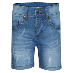 Kids Boys Distressed Denim Shorts Comfort Stretch Jeans Trouser Pants Age 5-13