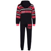 A2Z 4 Kids® Kids Fleece Onesie Girls Boys Aztec Snowflake Print All In One Jumsuit Playsuit Nightwear New Age 7 8 9 10 11 12 13 Years