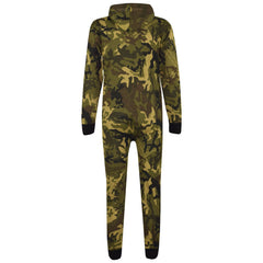 Kids Girls Boys A2Z Onesie One Piece Camouflage Print Jumsuit Playsuit 5-13 Year
