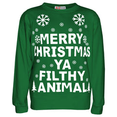 Girls Boys Merry Christmas Jumper Xmas Holiday Crewneck Sweatshirt Pullover Top