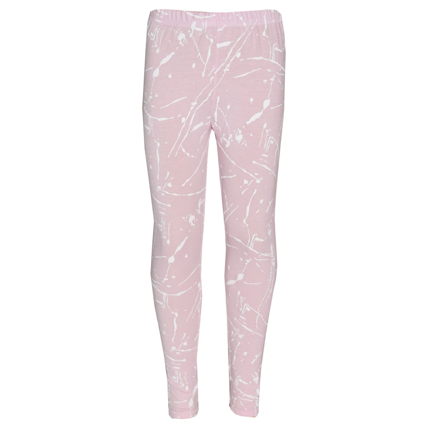 Girls Top Kids Splash Print Stylish Crop Top & Fashion Legging Set Age 7-13 Year