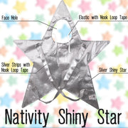 A2Z 4 Kids Xmas Nativity Star Costume Kids Christmas Nativity School Play Gold Star Fancy Dress Outfit for Kids Age 3-8 Years