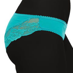 A2Z Ladies Lace Brazilian Briefs Underwear Pack Of 5 Adjustable Waist Shorts