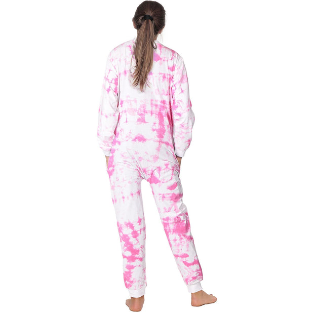 A2Z 4 Kids Cotton Onesie for Kids Onesie Pyjamas Lounge Wear Pink Tie Dye Printed Sleepsuit Comfy Gifts for Children Girls Age 5-6, 7-8, 9-10, 11-12 & 13