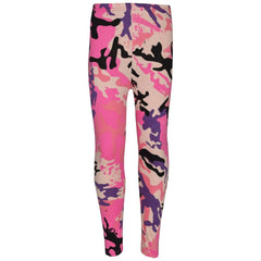 Kids Girls Legging Camo Floral Party Dance Fashion Pants Age 7-13 Years