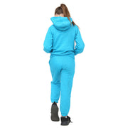 A2Z 4 Kids Girls Plain Aqua Tracksuit Hooded Sweat Hoodie & Bottom Jog Suit Joggers Age 5 6 7 8 9 10 11 12 13 Years