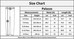 Kids Girls Palazzo Flared Wide Leg Pants Baggy Legging Loose Summer Trouser 7-13