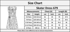 A2Z 4 Kids Girls Skater Dress Sleeveless Comfortable  Lightweight Summer Dress