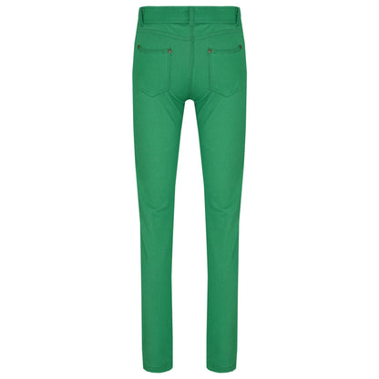 Kids Skinny Jeans Girls Stretchy Jeggings Fit Pants Coloured Trousers 5-13 Years