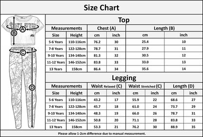A2Z 4 Kids Girls Love Print Top Short Sleeve T-Shirt & Splash Print Fashion Leggings Set Age 5-13 years