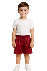 Kids Girls Boys Shadow Stripe PE Shorts Sports Football Gym School Short 2-13