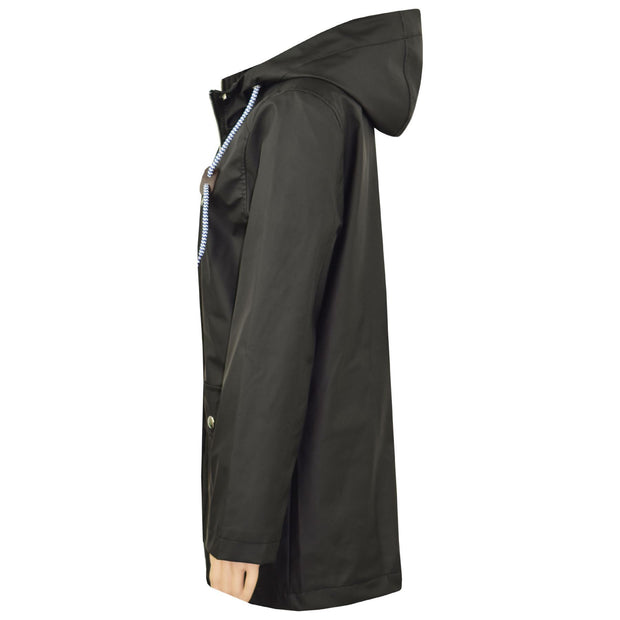 PU Raincoat Jacket Windbreaker Waterproof Parka Hooded Girls Boys Age 5-13 Years