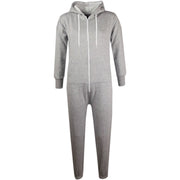 Kids Boys Girls Unisex Onesie Super Soft Fleece Hooded Zip Up Jumpsuit Loungewear Costume