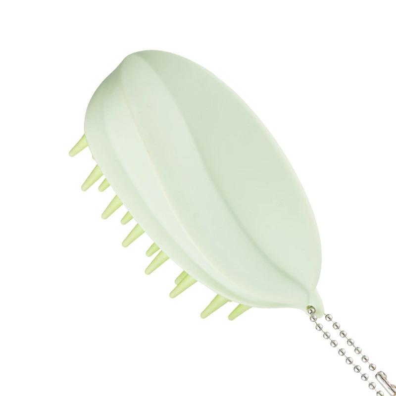 Japanese Scalp Massager Silicone Brush Ergonomic Wet & Dry Head Cleanser