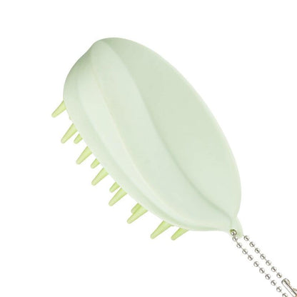 Japanese Scalp Massager Silicone Brush Ergonomic Wet & Dry Head Cleanser