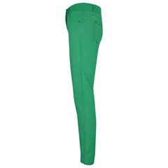 Kids Skinny Jeans Girls Stretchy Jeggings Fit Pants Coloured Trousers 5-13 Years