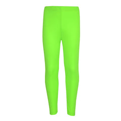 Gilrs Legging Kids Plain Color School Fashion Dance Leggings New Age 5-13 Years