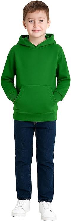 Girls Boy Plain & Tie Dye Print Sweatshirt Pullover Hooded Jumper PE School Coat