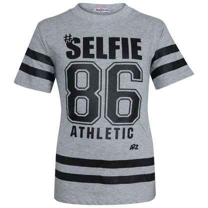 Boys Top Kids Designer's #Selfie 86 Camouflage T Shirt & Trouser Set 7-13 Years