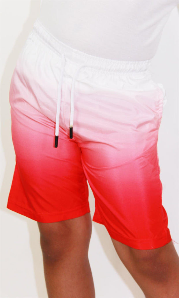 Kids Boys Gradient Colour Shorts Two Tone Fade New Summer Fashion Age 5-13 Years