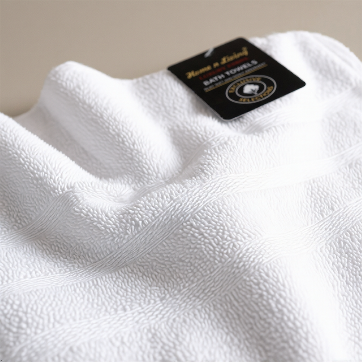 A2Z Hotel Bath Towel White Soft Absorbent Cotton for Spa Gym Bathroom