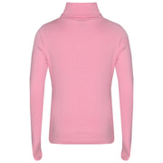 Kids Girls Polo Neck T Shirt Thick Cotton Turtleneck Jumper Long Sleeve Top 2-13