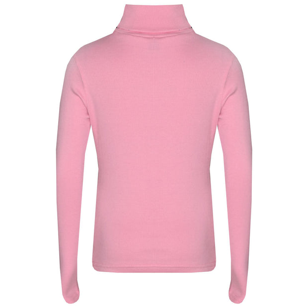 Kids Girls Polo Neck T Shirt Thick Cotton Turtleneck Jumper Long Sleeve Top 2-13