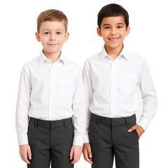 Kids Boys T Shirts Plain School Uniform Shirt Long Sleeves Soft Tank Top & Tees