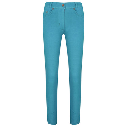 Kids Skinny Jeans Girls Stretchy Jeggings Fit Pants Coloured Trousers 5-13 Years