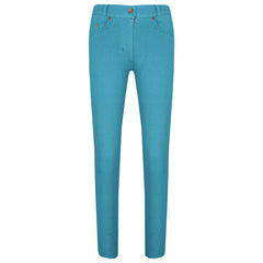 Kids Skinny Jeans Girls Stretchy Jeggings Fit Pants Coloured Trousers 5-13 Years