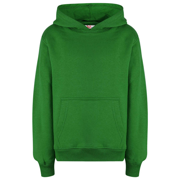 A2Z 4 Kids Girls Boys Sweat Shirt Tops Casual Plain Green Pullover Sweatshirt Fleece Hooded Jumper Coats New Age 2 3 4 5 6 7 8 9 10 11 12 13 Years