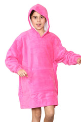 Kids Girls Boys Ultra Soft Oversized Hoodie Snuggle Plush Sherpa Fleece Lining