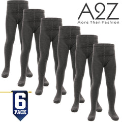 Kids Girls Cotton Rich Uniform School Tights Pack Of 6 Warm Thick Schoolwear