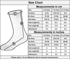 Kids Boys Girls Thermal Socks Winter Warmth Thick Insulated Cosy Warm Socks