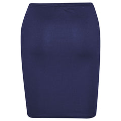 Kids Girls Plain Pencil Skirt Trendy Summer Clothing Sets Age 5-13 Years