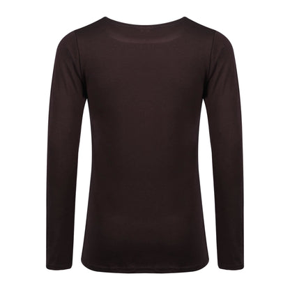 A2Z 4 Kids Girls Plain Long Sleeve T Shirt Soft Feel PE School Activewear Shirts